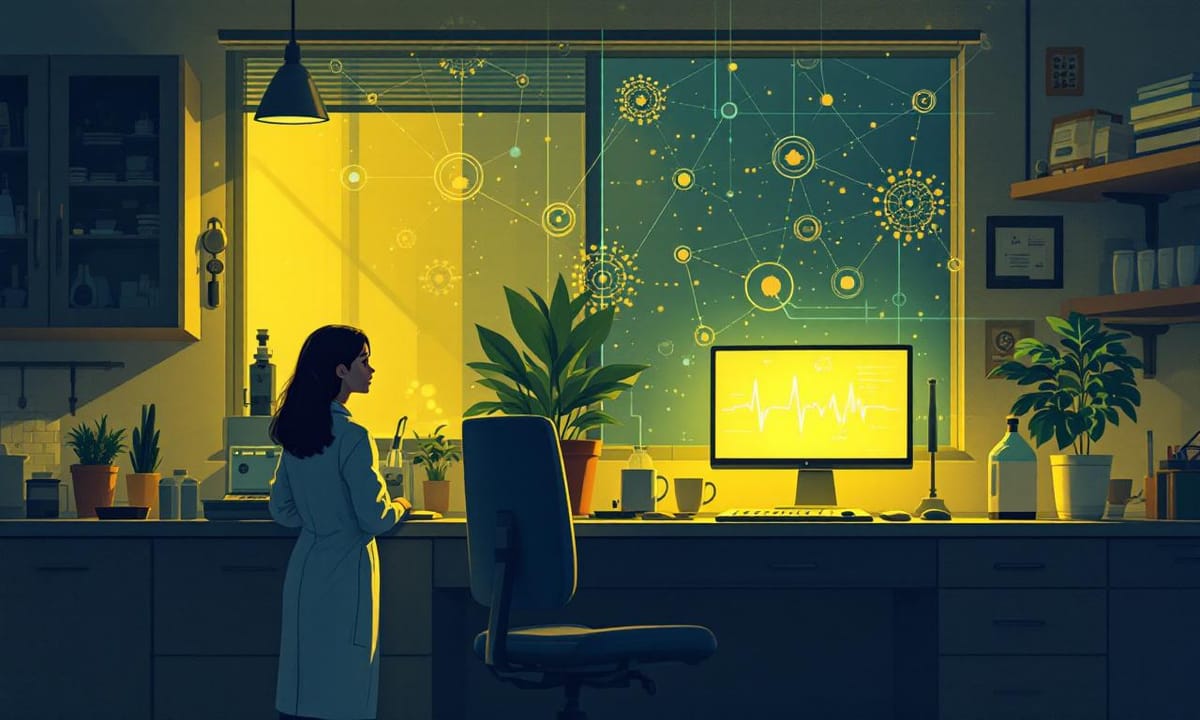 在寂靜的實驗室,螢光T細胞低語著關鍵訊息