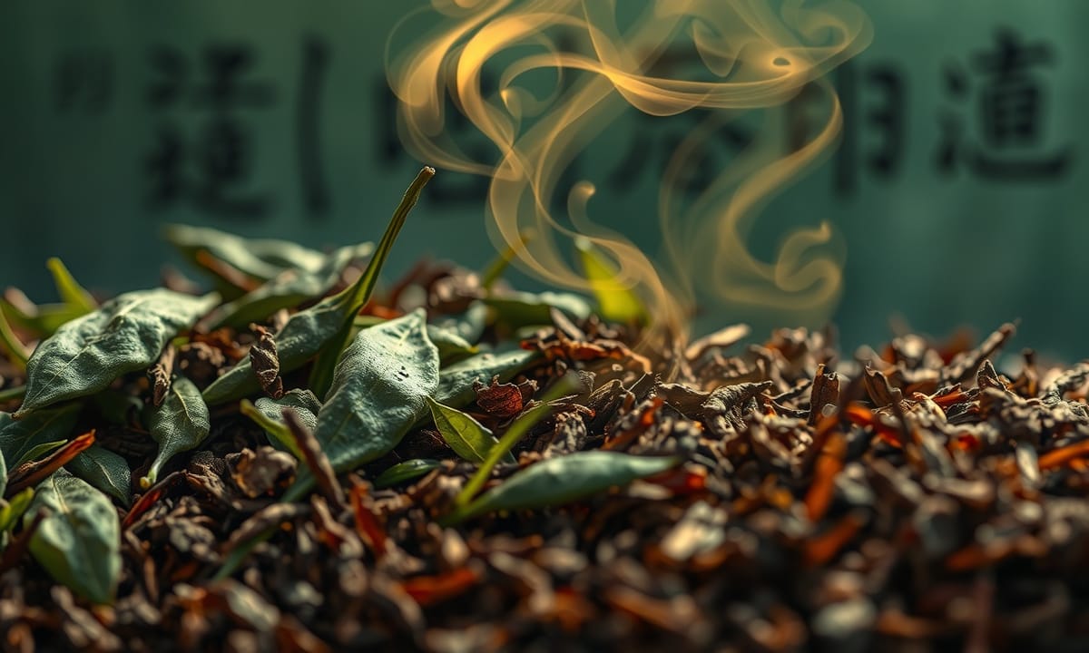 黑茶不殺青,只剩下時間與空氣爭奪顏色