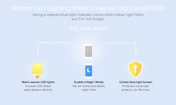 以NT$1,500佈局暖色LED與全設備夜間模式，效益勝濾藍光貼