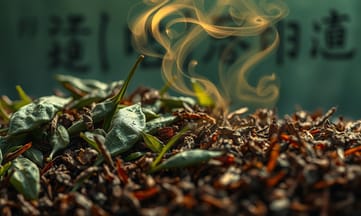 黑茶不殺青,只剩下時間與空氣爭奪顏色