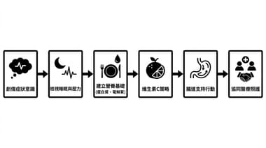 了解創傷後壓力症狀恢復過程中，營養飲食與心理協談同樣重要的原因（給初次尋求專業協助者）