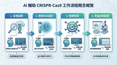對生技產業策略規劃者來說，AI與CRISPR基因編輯協作的新興應用與機會解析