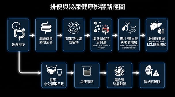 便祕對上班族健康的潛在影響與常見誤解（2026年最新資訊）