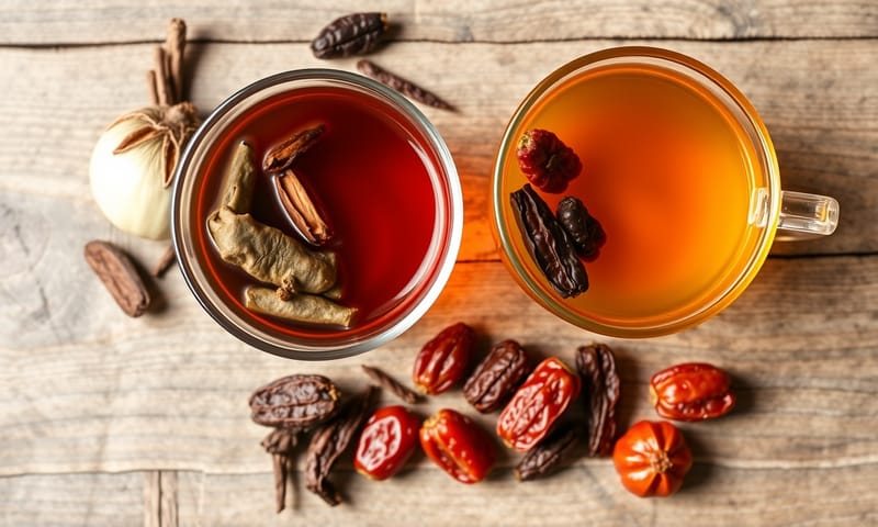 不同體質適用的調理茶飲示意