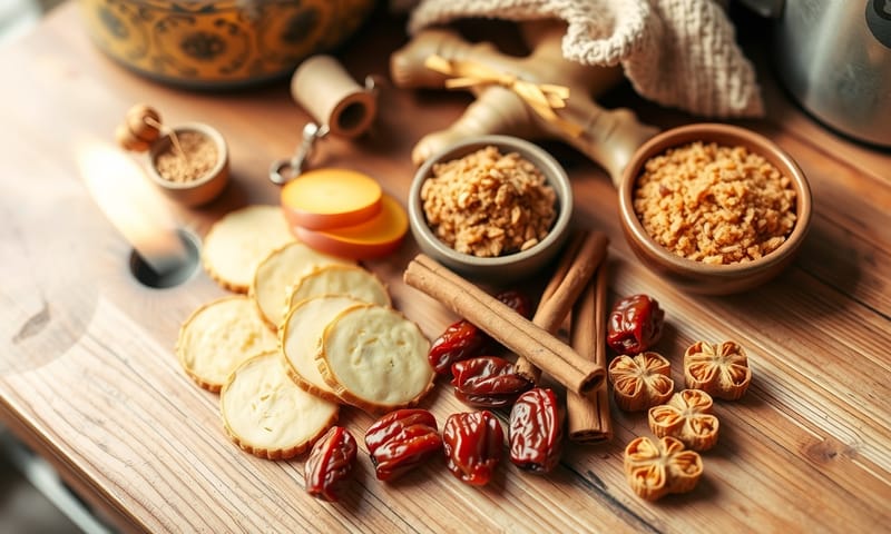 用於調理寒咳的溫性食材