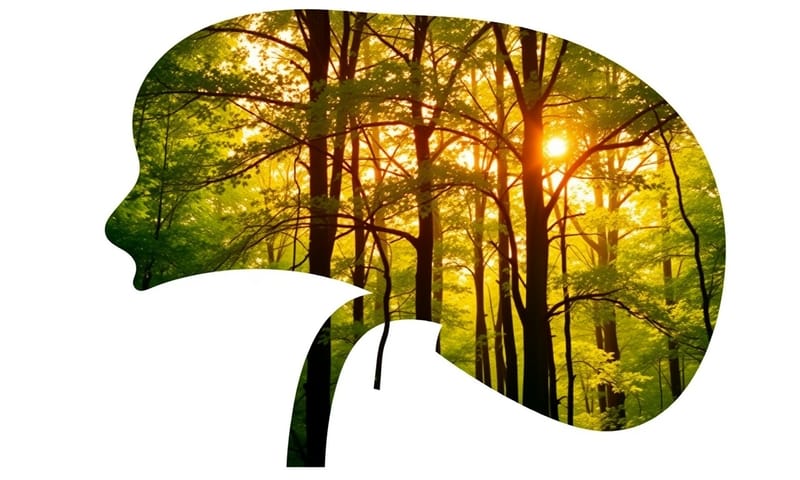 肝臟健康與活力的概念象徵