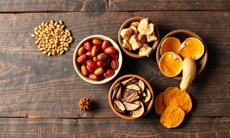 有助於健脾利濕的常見食材