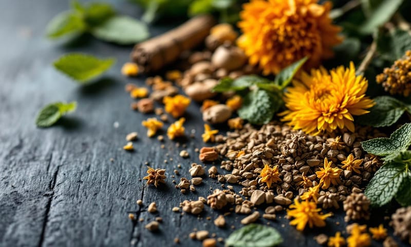 中藥材意象：頭皮調理的草本元素