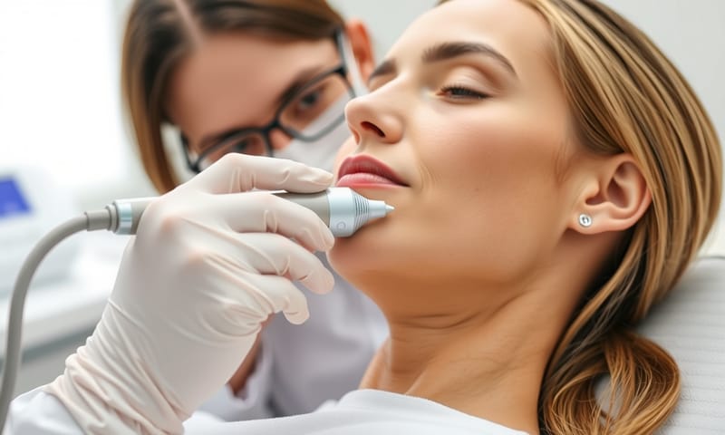 圖三：施打電波拉提的過程環境示意