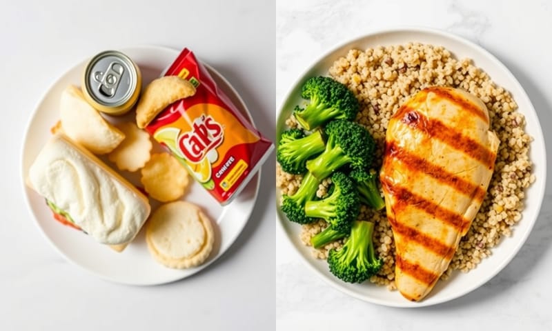 飲食選擇的差異：原型食物 vs. 加工食品