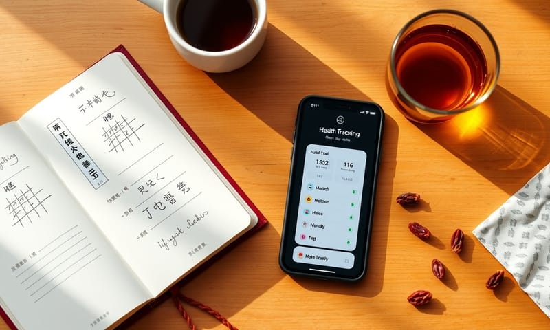 用於記錄身體變化的日誌與手機應用程式