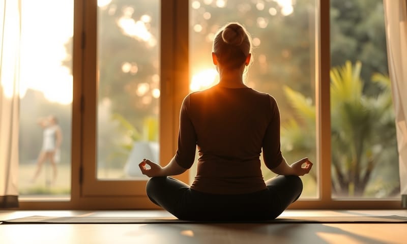 療程後透過瑜珈或冥想，將這份平靜延續下去
