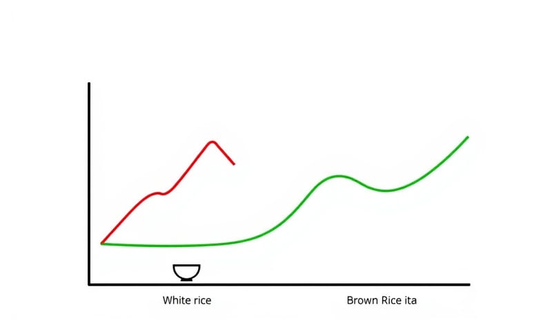 血糖波動示意圖