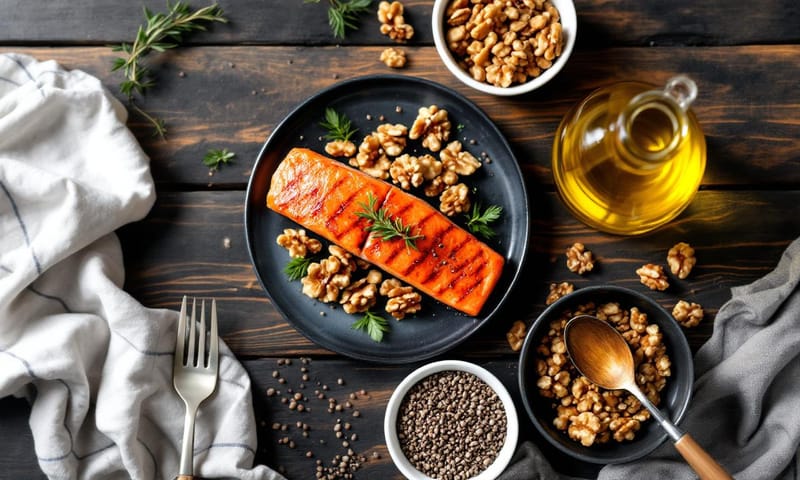 Omega-3 脂肪酸的常見食物來源