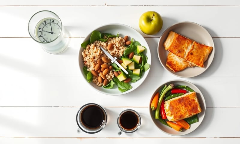 一個符合生理時鐘的168斷食日行程示意