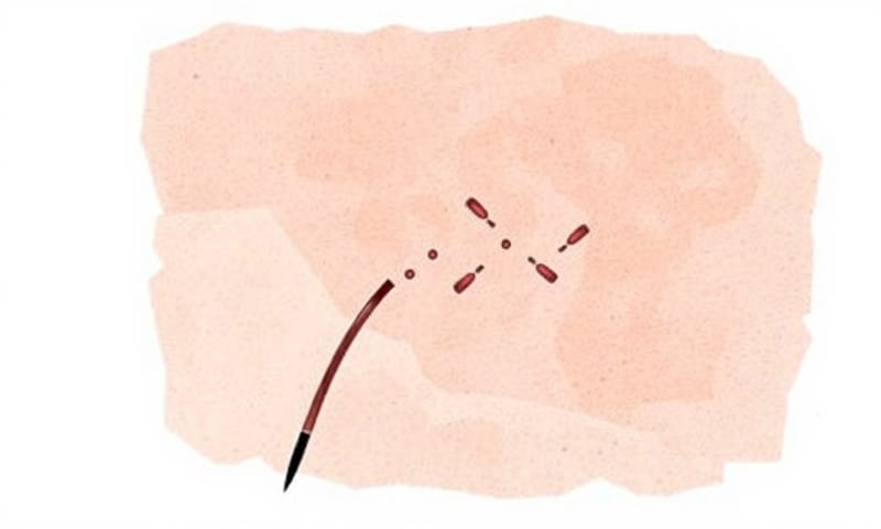 一個關於「不要抓」概念的極簡風格插畫