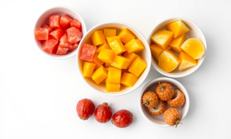 夏日水果三巨頭：西瓜、芒果、荔枝，各有各的風味和營養。