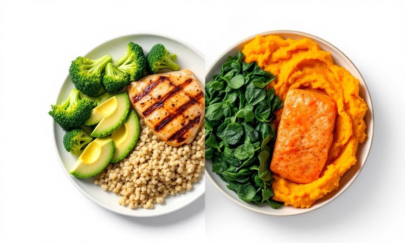 不同生活目標，餐盤內容也大不相同