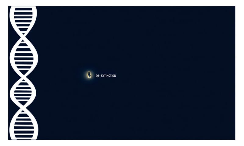 基因編輯復活概念示意圖