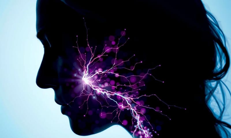 細胞年輕化的抽象概念，就像從內部重新煥發光芒。