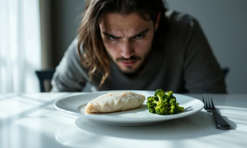 不快樂的健康餐，就像在懲罰自己