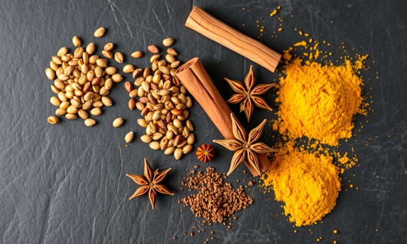 製作中的吉拉旺馬薩拉香料