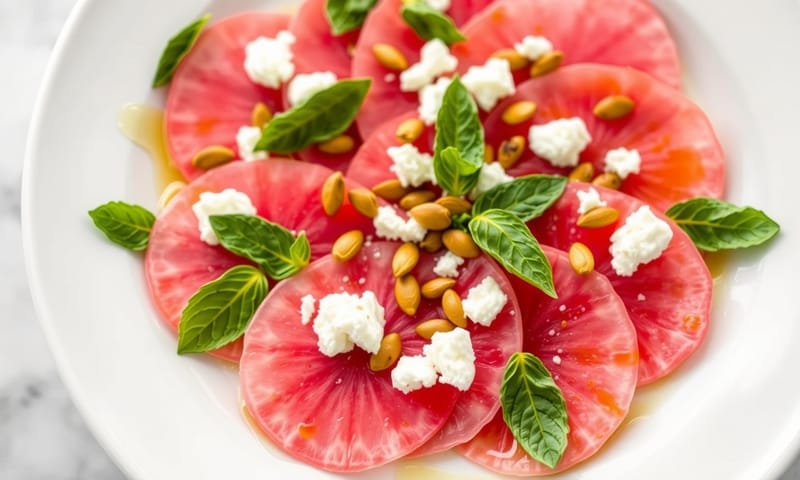 清爽又華麗的芭樂生薄片