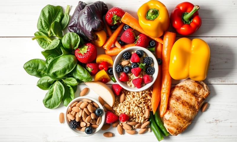 得舒飲食的豐富食材，看起來就很好吃！