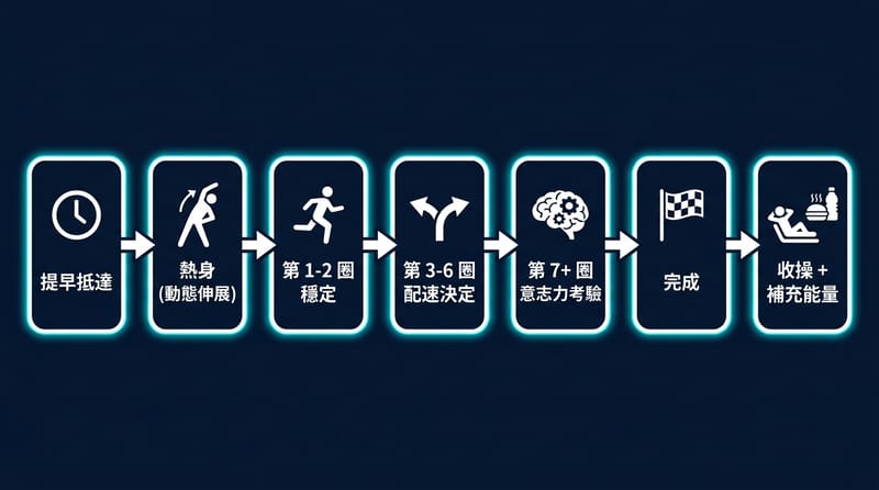 Type 1 Flowchart：一場樓梯挑戰的節奏長什麼樣