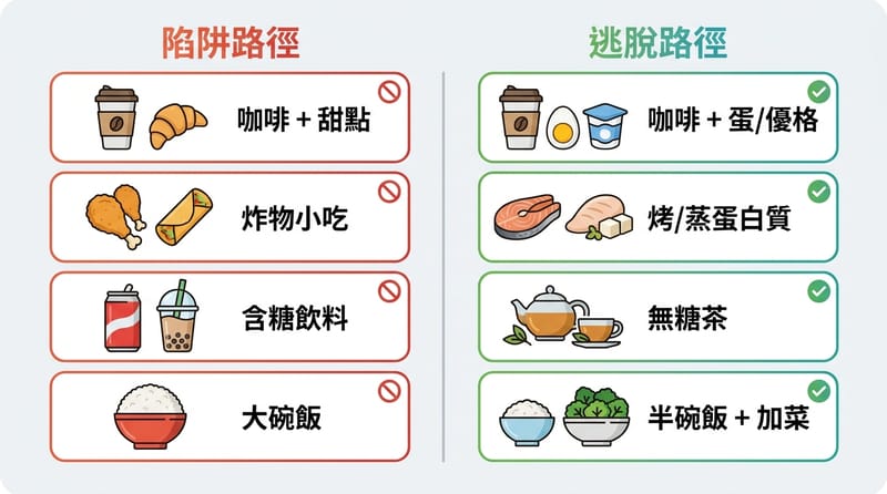 結尾前補充：外食現場的兩條路