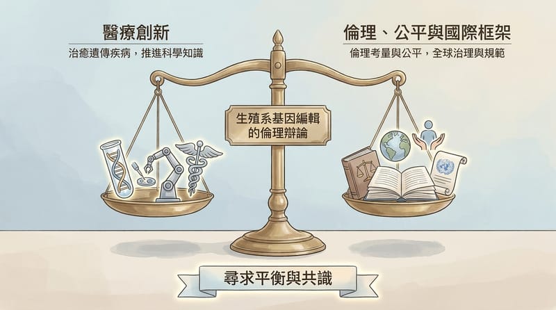 補充或總結（示意）：在醫療創新與倫理治理之間拉出需要討論的邊界